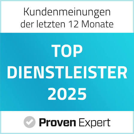 ProvenExpert Top Dienstleister 2025